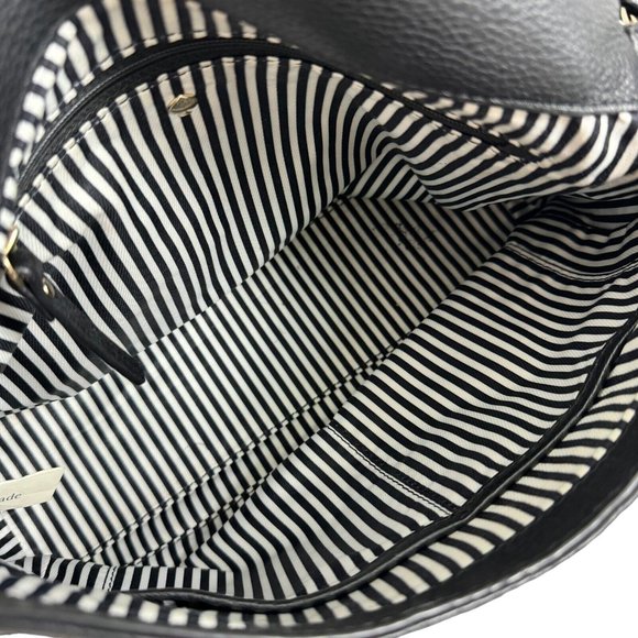 Kate Spade NY Cobble Hill Toddy Crossbody Purse Handbag Black Pebbled Leather - Picture 9 of 10